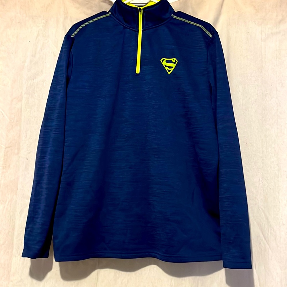 Men’s Quarter-Zip Superman Pullover